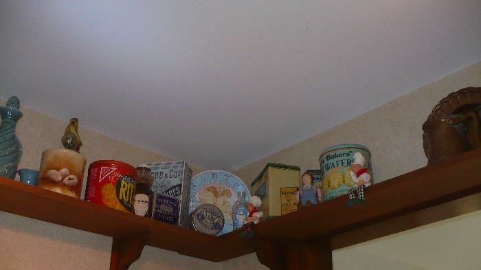 neat tins and other items