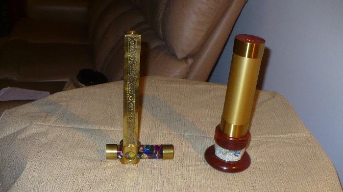 2 nice brass kaleidscopes