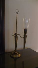 pair unusual eletric candle lamps