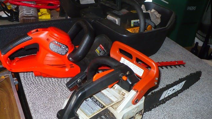 chain saw hedge trimmer