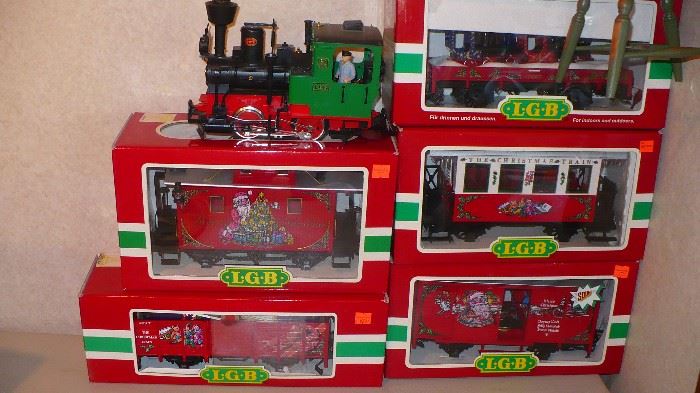 LGB Christmas train new in boxes