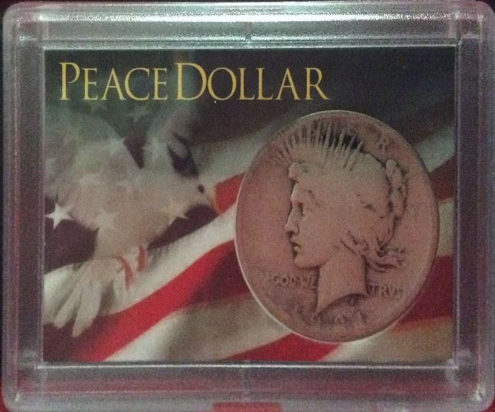 12 1921 Peace $ key date, low mintage