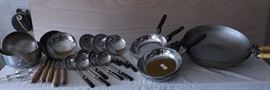 MMD024 Stainless Steel Woks, Sauté Pans, Strainers, Bowls & More!
