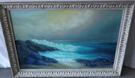MMD023 Original Framed Scenic Oil Painting Yuen
