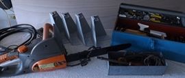 MMD027 Tool Box, Tools, Hurricane Brackets, Chainsaw, More!
