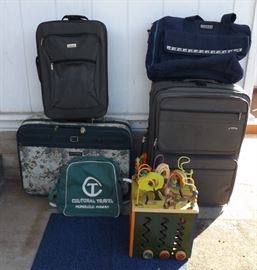 MMD033 Suitcases, Wooden Activity Toy and More!
