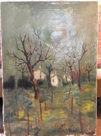 Carlos Cardella. Oil on canvas. Expressionism. Signed verso. 