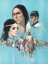 Lou Marchetti. "Fleet Rabble" original illustration cover art for gothic novel. Oil on illustration board. Signed recto and verso. 