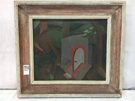 Fanny Saperstein. Expressionism. Oil on canvas. Signed verso. 