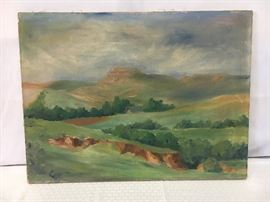 Hussey. Plein Air. oil on canvas. ca. 1930. 