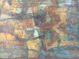 Louise Smith. Abstract Expressionism. oil on canvas. Signed. 