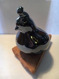 Joan Miro signed ceramic and terra cotta sculpture ca 1978