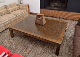 BUY IT NOW!  Lot #100, Large Mid Century Coffee Table, $400