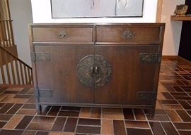 SOLD--Lot #112, Vintage Asian / Chinese Credenza, $400