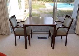 BUY IT NOW!  Lot #114, Vintage Card / Game Table with 2 Chairs (Italian), $400