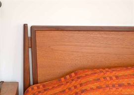 SOLD--Lot #125, Danish Modern Selig Bed / Headboard (King), $300
