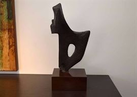 BUY IT NOW! Lot #139, Abstract Bronze Sculpture by Leonardo Nierman, $2,500
