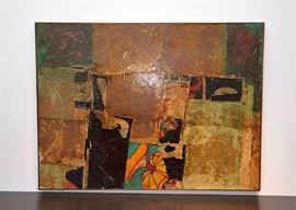 SOLD--Lot #142, Mixed Media by Harry D. Bouras, $600 