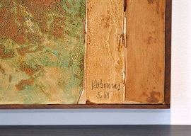 SOLD--Lot #142, Mixed Media by Harry D. Bouras, $600 