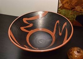 Large Art Pottery Bowl