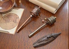 Tibetan Brass & Copper Prayer Wheels