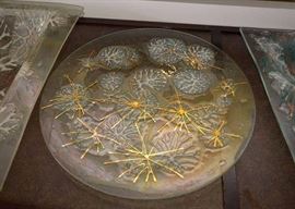 Higgins Art Glass Serving Platter