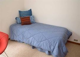 Twin Bed (Frame, Mattress & Box Spring)