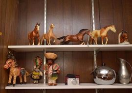Vintage Horse Figures & Ethnic Smalls