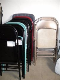 Fold up chairs and more