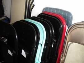 Fold up chairs galore