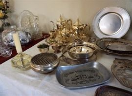 Silver plated items
