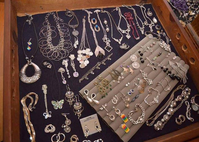 Women's Costume Jewelry (Some Sterling Silver)