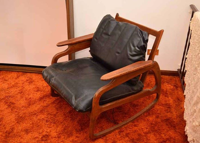 Mid Century Danish Modern Rocking Chair