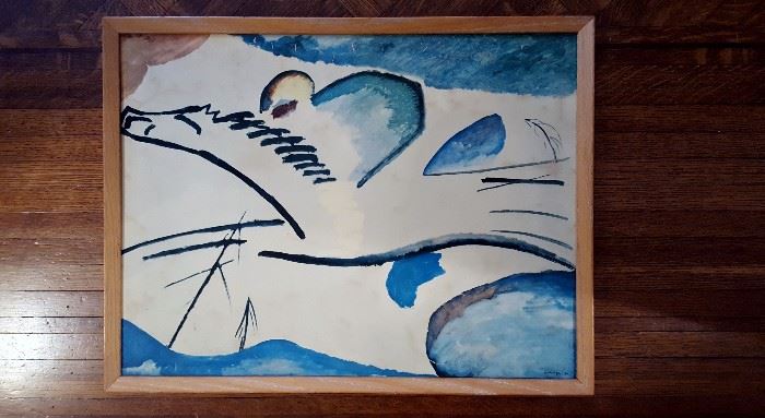 "Lyrisches" by Wassily Kandinsky (1866-1944)