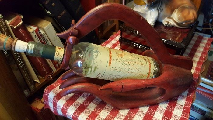 Fun and Unique wine bottle holder! 