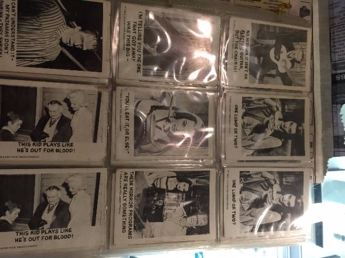 Munsters Collector's cards