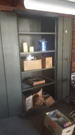 2 door metal storage cabinet