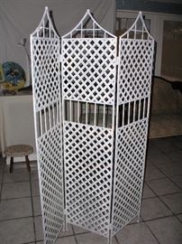 Vintage Metal Room Divider