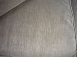 Sage oversized Velvet rolled armed chair Excellent condition, clean home, no smoke or pets.