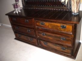 Dresser and two night stands 