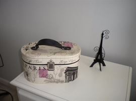 7 piece Pottery Barn Bedroom, 2 dressers, bookshelf, 2 night stands, head/footboard, Desk with hutch- Some may be found in the garage. Well kept great condition-quality! Paris & Eiffel Tower deco