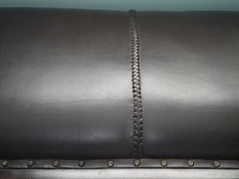 Accent bench with nail head trim