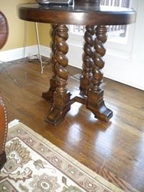 Eddie Bauer coffee and end table. Pottery barn large area rug.