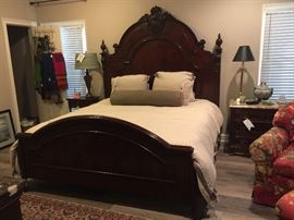 Henderson King Size Bed, Pottery Barn Linen