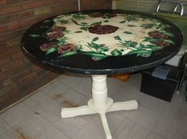 Neat old painted table