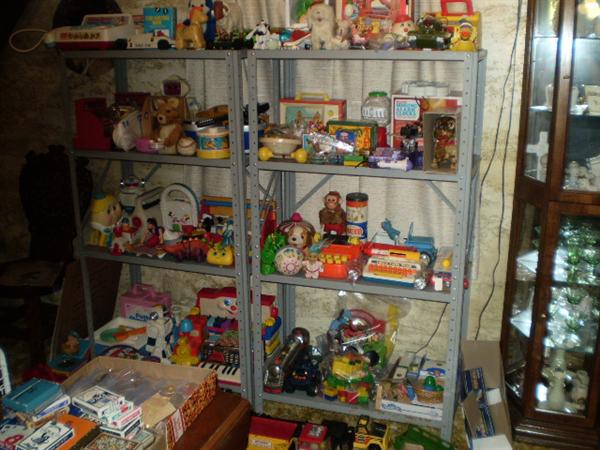 Large collection of toys