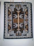 Two Grey Hills Navaho weaving