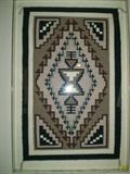Two Grey Hills Navajo weaving