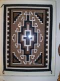 Two Grey Hills Navajo weaving