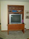 Entertainment center and 32in. Zenith TV